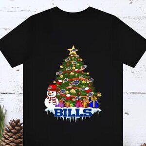 Buffalo Bills NFL Merry Christmas Football Team Holiday Party Fan Gift Shirt 05